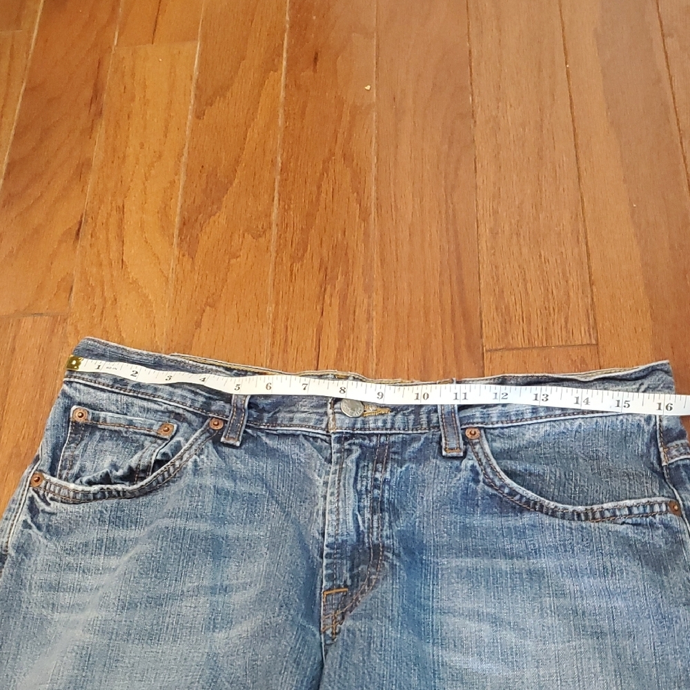 Lucky Brand Dungarees Classic Fit Crop Jeans Womens Size 30 Blue Medium Wash 08 - Picture 3 of 15